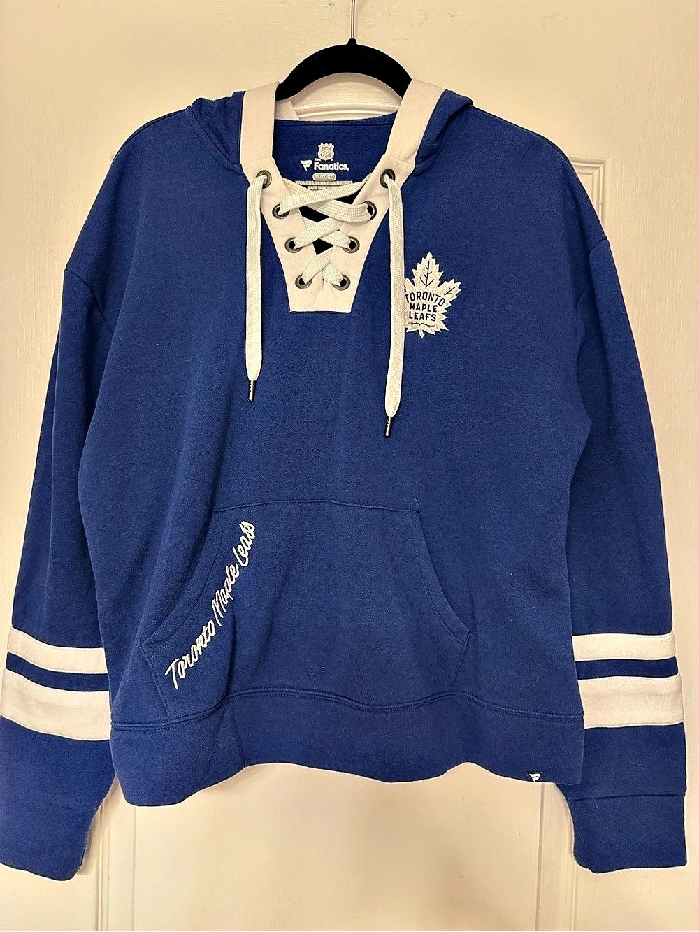 Fanatics Toronto Maple Leafs Women's Heritage Lace-Up Pullover Sweatshirt